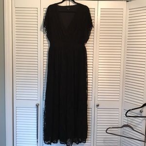 Long Black Lacy dress
